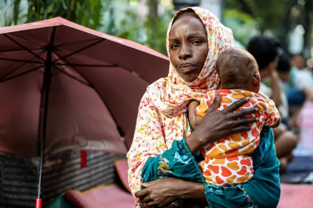 Sudanese people in Indonesia have protested the delay of their resettlement to Australia during the pandemic