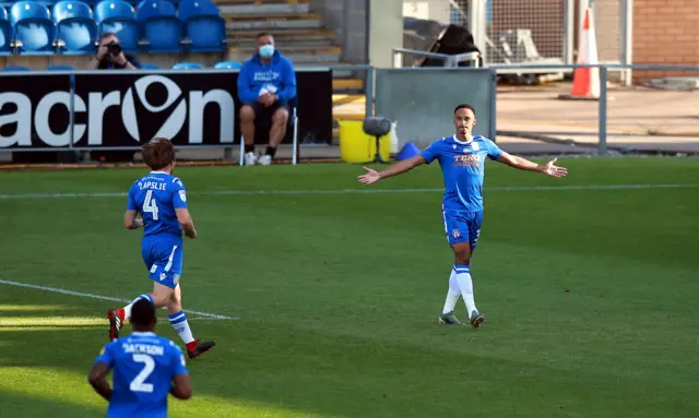 Cohen Bramall celebrates