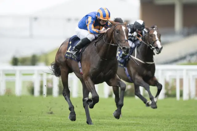 Battleground ridden by Ryan Moore wins the Chesham Stakes