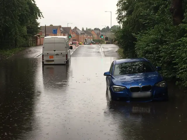 Road flooded