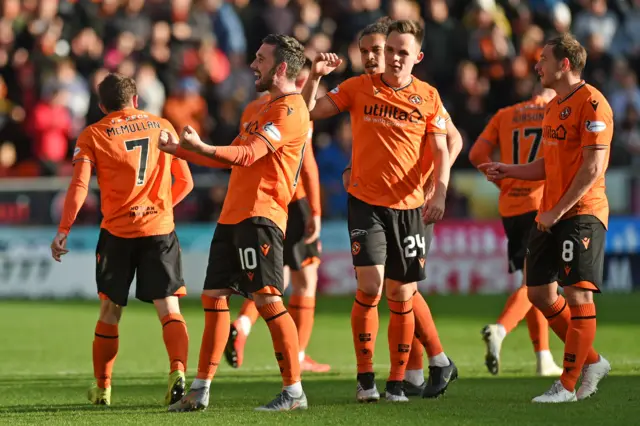 Dundee United were runaway leaders in the Championship when the season was called