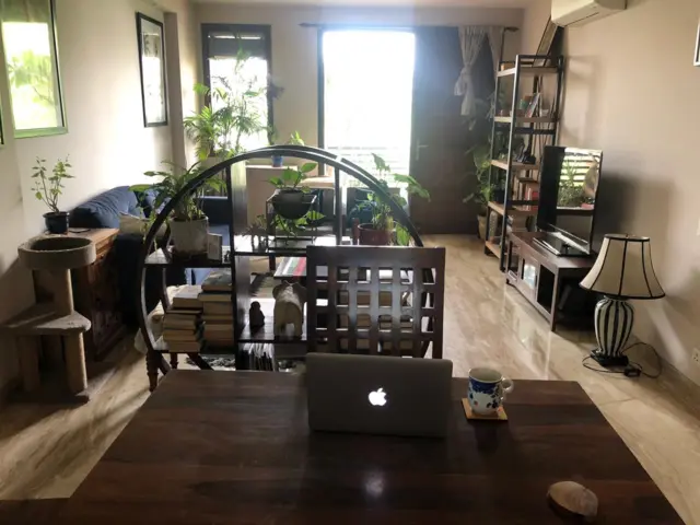 My living room/study