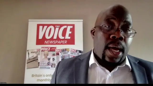 Vic Motune, of The Voice newspaper