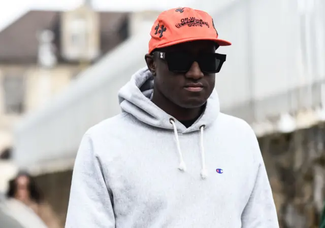 Virgil Abloh seen at Paris Fashion Week