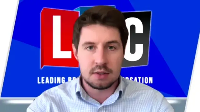 Journalist Ben Kentish from LBC