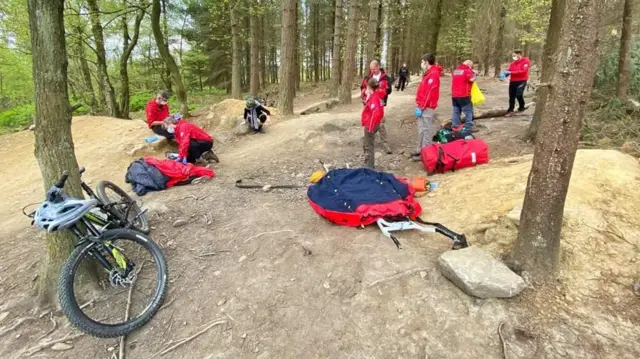 Mountain rescue volunteers