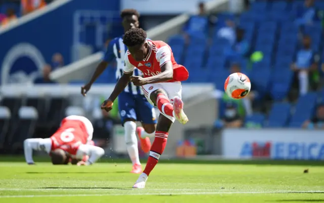 Arsenal's Bukayo Saka