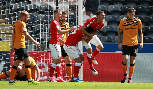 Charlton celebrate