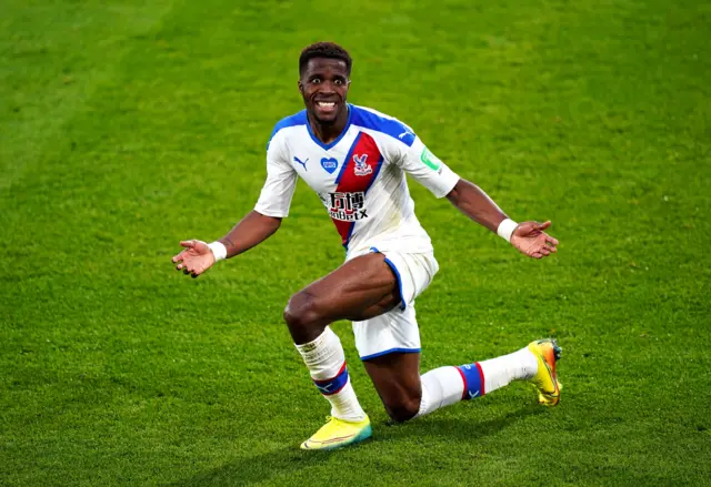 Crystal Palace's Wilfried Zaha