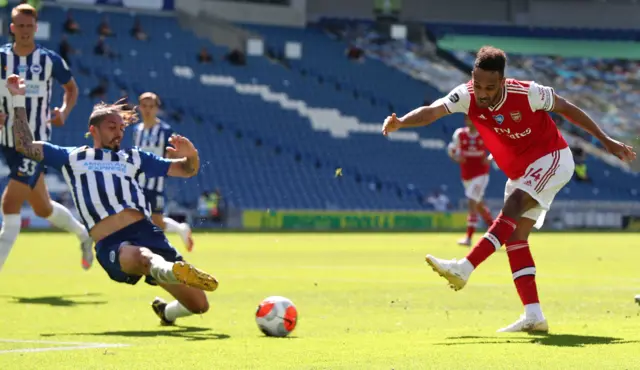 Arsenal's Pierre-Emerick Aubameyang