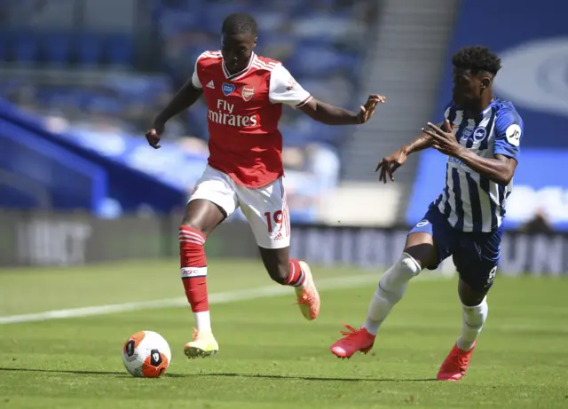 Arsenal's Nicolas Pepe