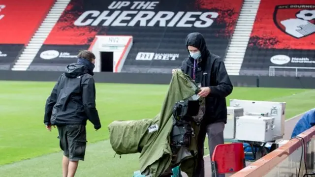 Bournemouth v Palace cameras