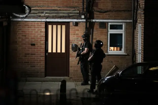 Police raid in Reading