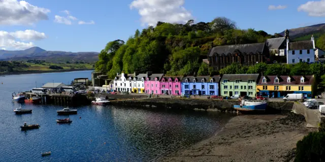 Portree on the isle of Skye