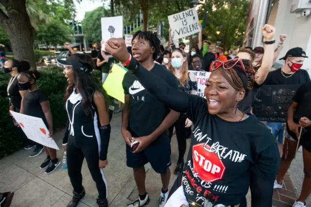 Protests in South Carolina earlier this month