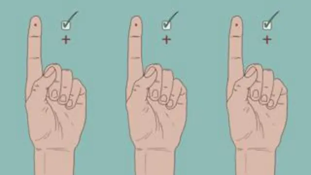 Illustration of pin-prick antibody test