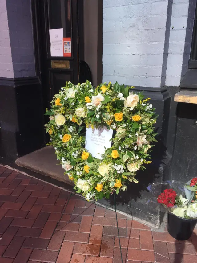 Blagrave floral tribute