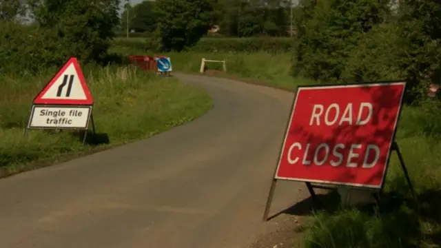 The closed road