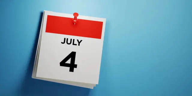 July 4 on calendar