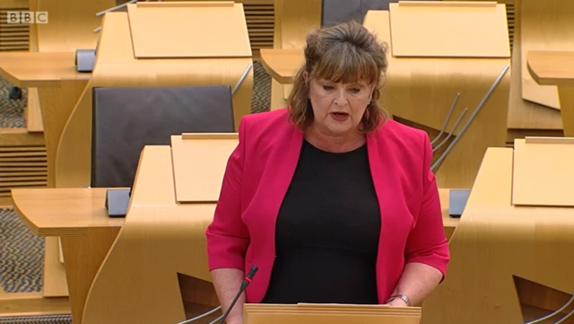 Economy Secretary Fiona Hyslop