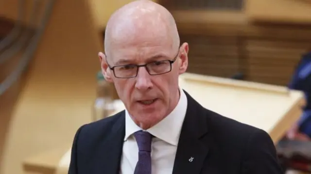 John Swinney had previously said he wanted to see at least 50% of pupils' time spent physically in school