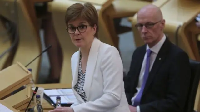 Scotland's first minister Nicola Sturgeon