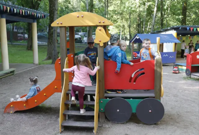 Children's playground in Moscow