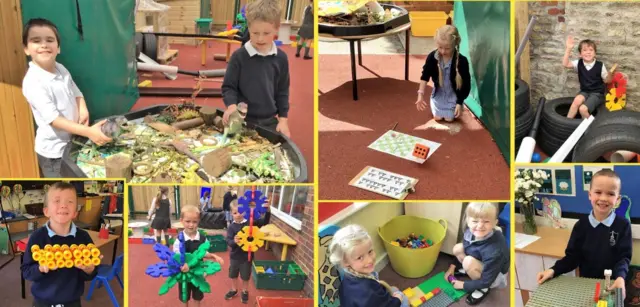 pupils at coleby school