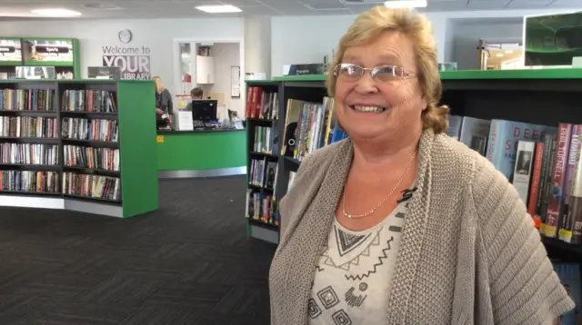 Gill Heath at Stafford Library