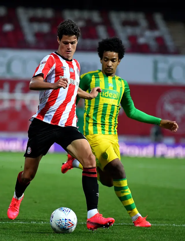 Matheus Pereira in action for West Brom