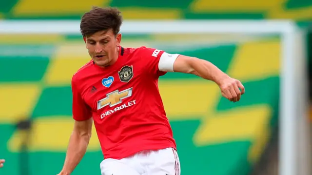 Manchester United's Harry Maguire