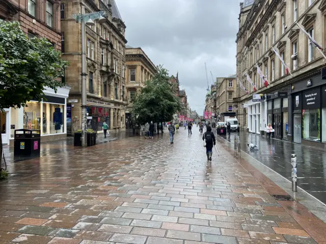 The view from Buchanan Street.