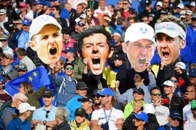 Spectators at the 2020 Ryder Cup