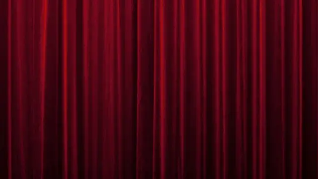 A curtain at a theatre