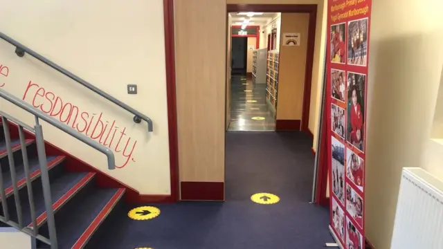 School corridor