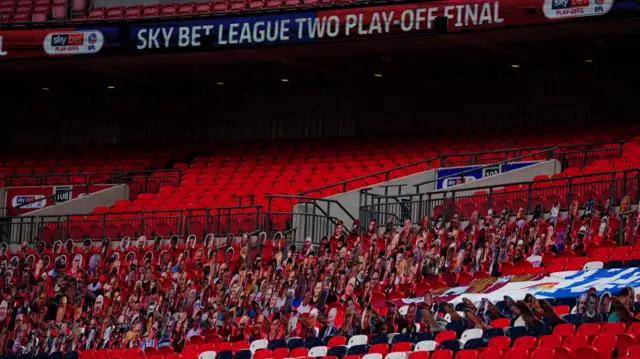 Fans at Wembley