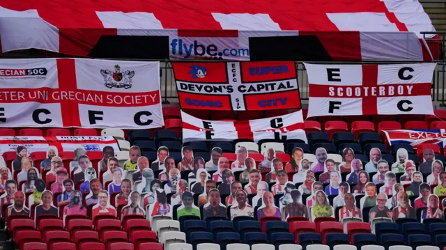 Fans at Wembley