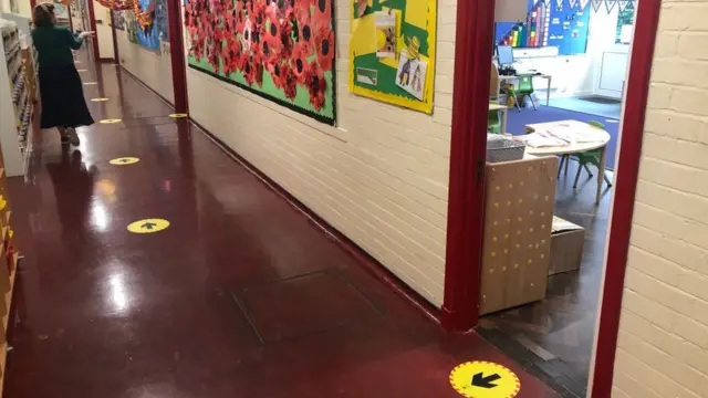 School corridor