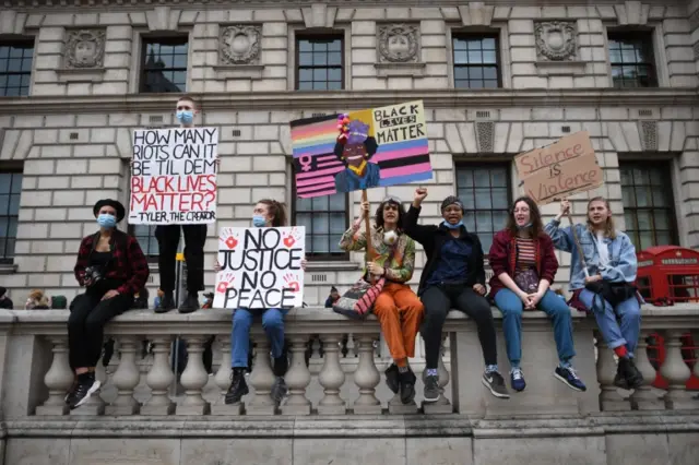 Black Lives Matter protestors