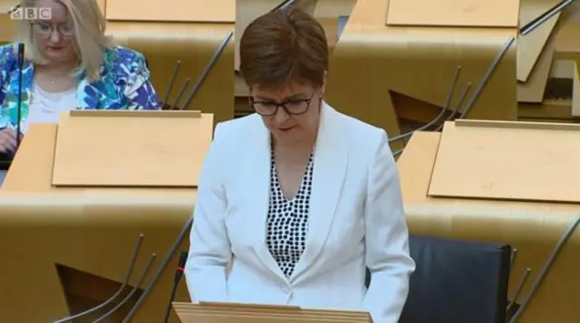 FMQs begins at 12.20pm with a coronavirus update from Nicola Sturgeon