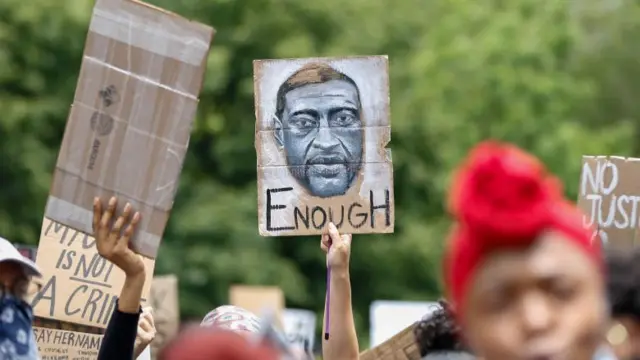 New Yorkers protest over the death of George Floyd