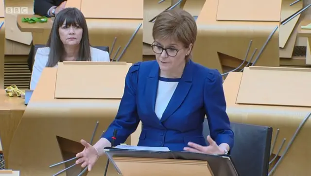 First Minister Nicola Sturgeon