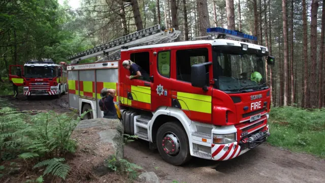 A fire engine