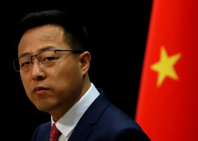 Chinese foreign ministry spokesman Zhao Lijiang