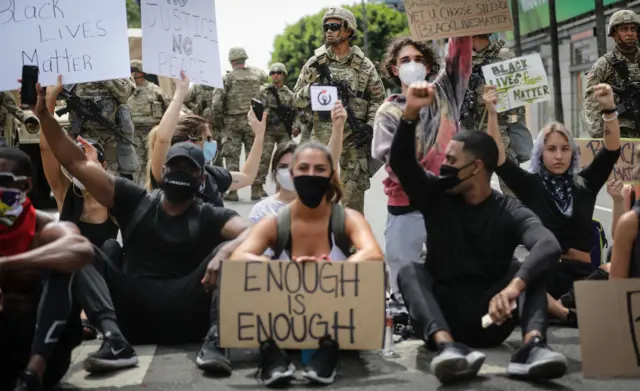 Los Angeles George Floyd protests