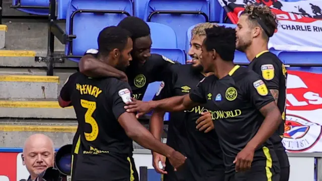 Brentford celebrate