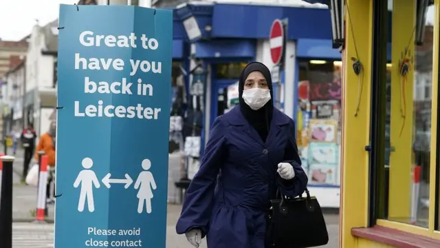 Woman in Leicester