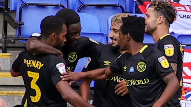 Brentford celebrate