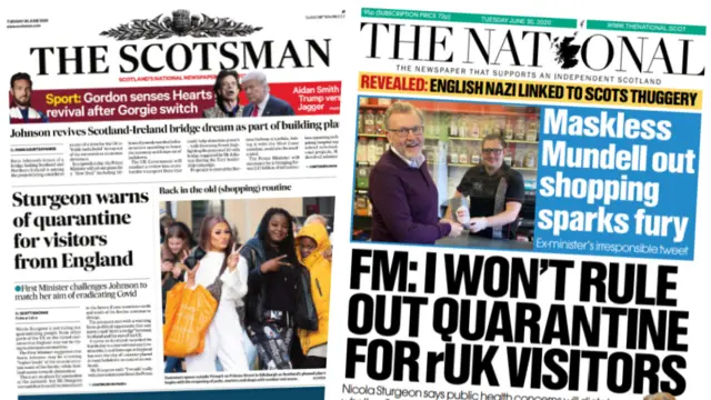 front pages