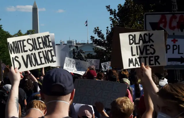 Protesters in Washington DC